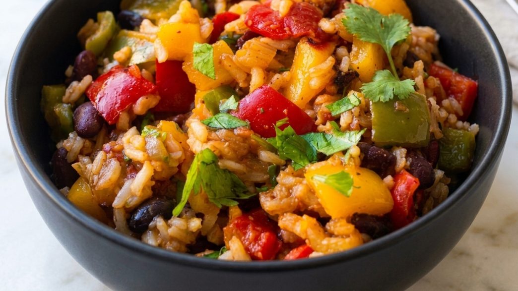 fajita chicken rice bowl recipe