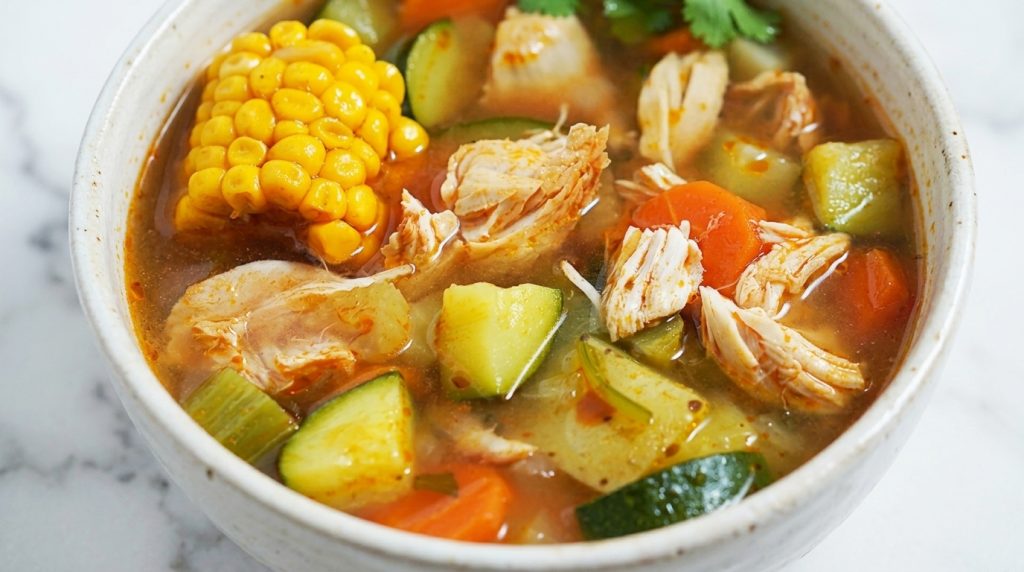 mexican soup with corn