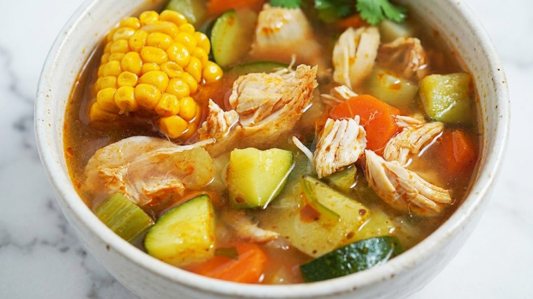 mexican soup with corn