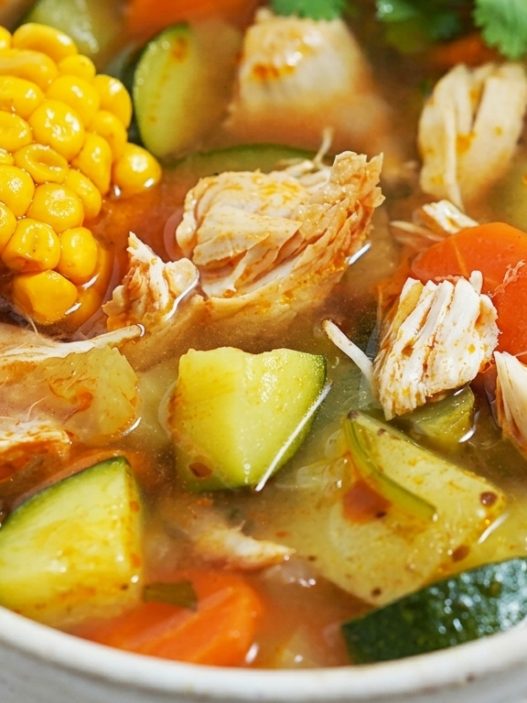 mexican soup with corn