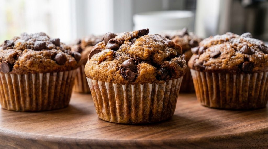 pumpkin spice chocolate chip cupcakes