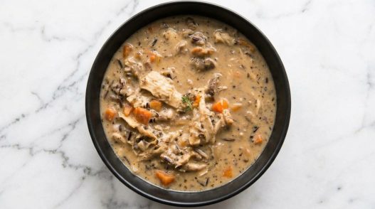 Chicken and Mushroom Wild Rice Soup