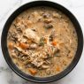 Chicken and Mushroom Wild Rice Soup