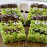 Easy No-Bake Frankenstein Rice Krispie Treats