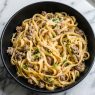 creamy garlic beef pasta recipe