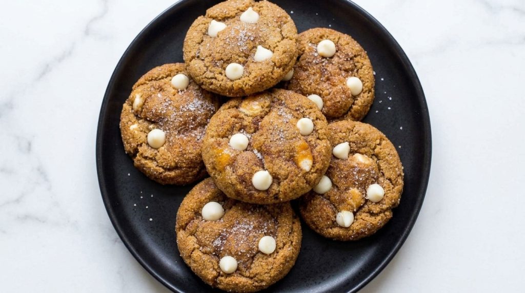 white chocolate chip snickerdoodle cookies