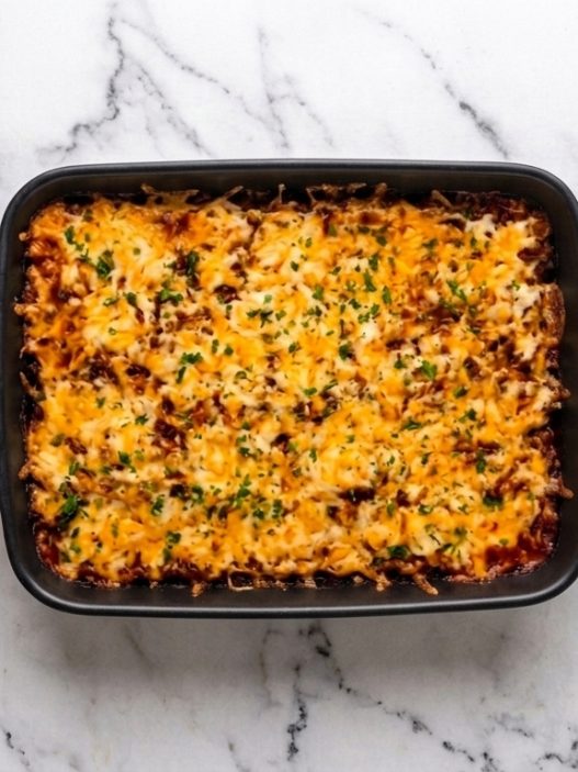 Easy Taco Casserole with Rice