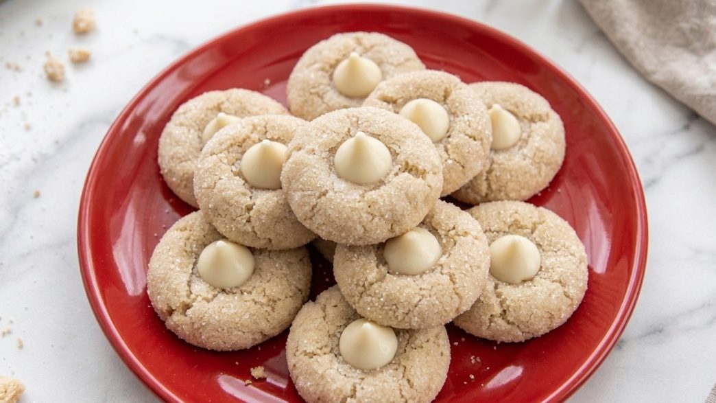 Eggnog Thumbprint Cookies recipe