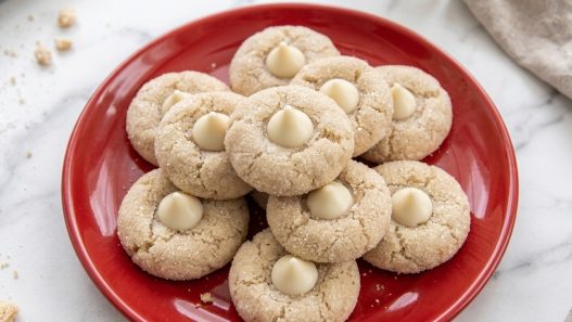 Eggnog Thumbprint Cookies recipe
